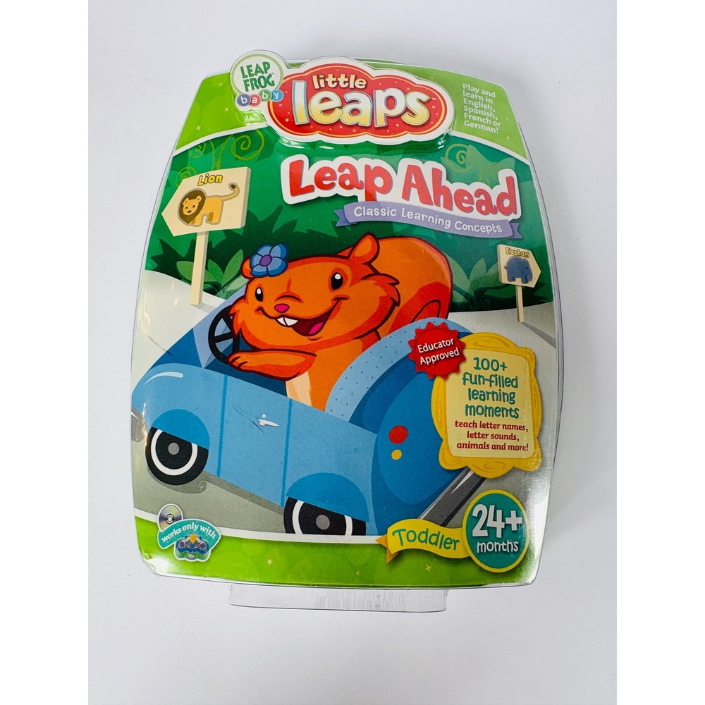 LeapFrog Little Leaps Leap Ahead‎ Toddler 24+ Months Blue NIB Learning Disc